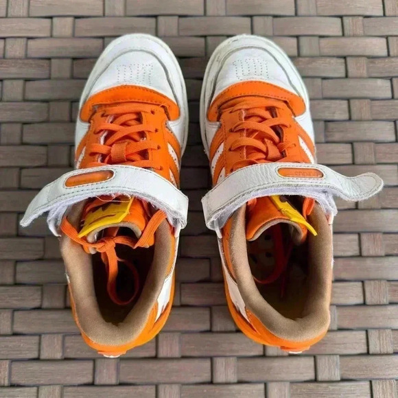 adidas M&M'S Brand Forum Low 84 Velcro Laces Shoes‎ Youth Size 3.5 - Picture 4 of 11